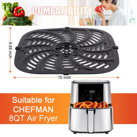 Ericair nonstick air fryer plate for easy food release and cleaning