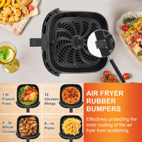 Ericair grill pan with centered handle for easy access