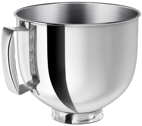 Ericair stainless steel mixer bowl with handle for easy pouring and versatile mixing