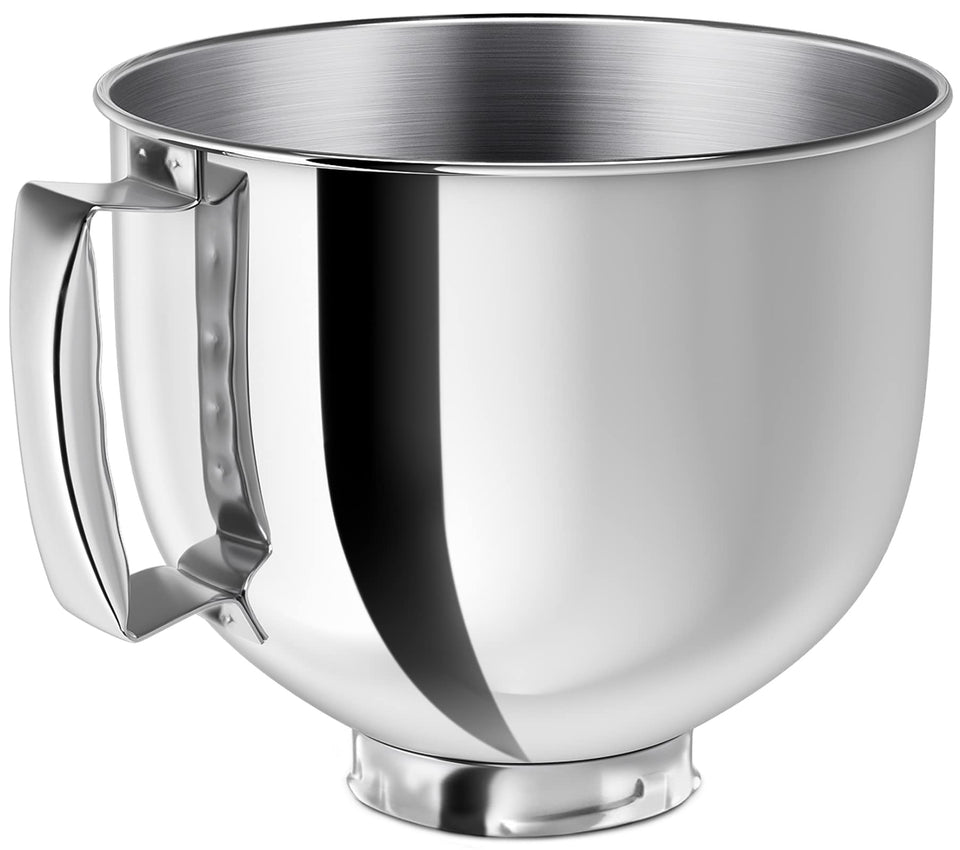 Ericair stainless steel mixer bowl with handle for easy pouring and versatile mixing