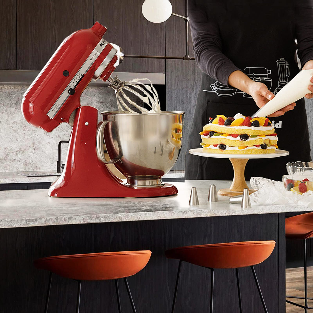 Oven-safe up to 500°F for heating ingredients directly in the bowl