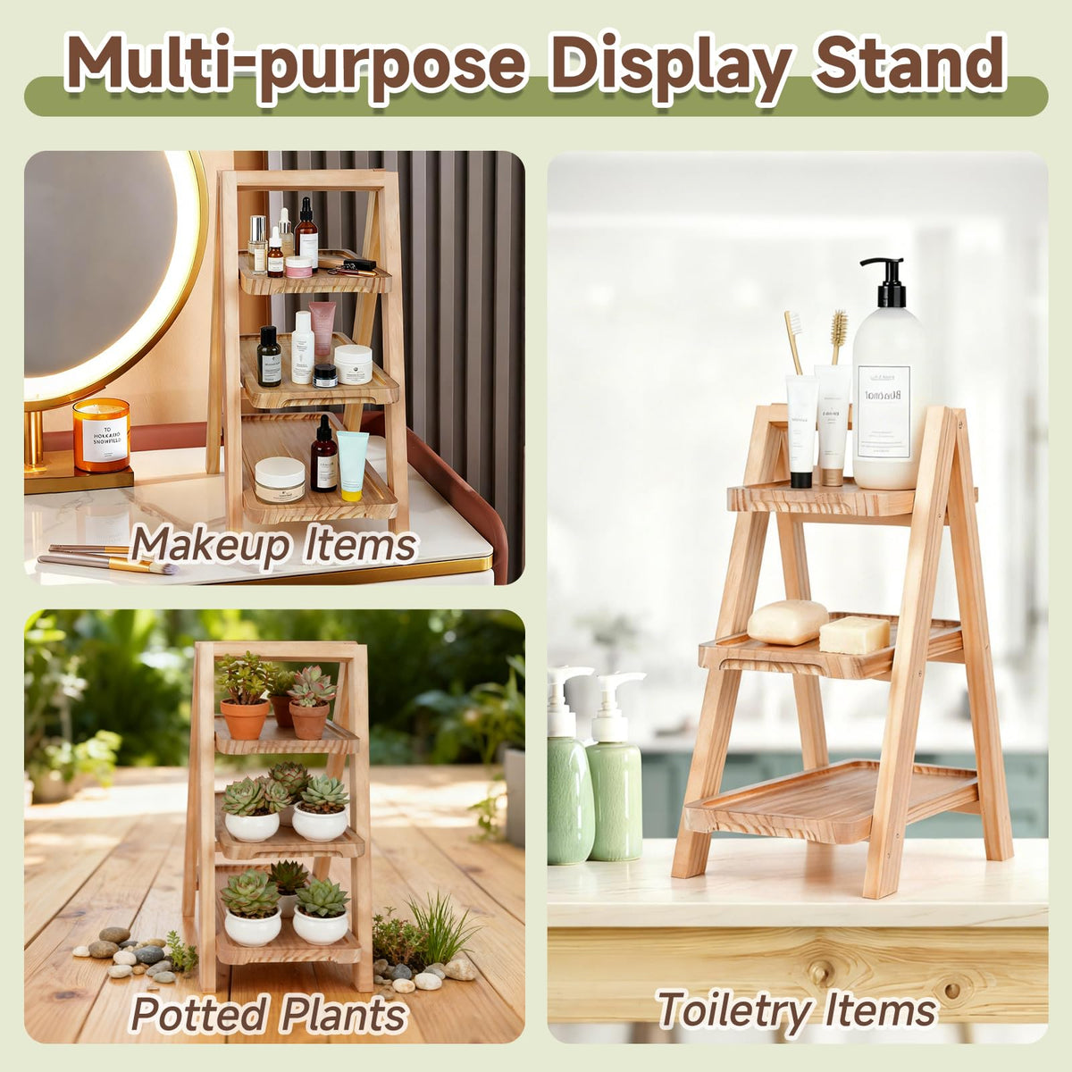 Erlsig large-capacity stand holds 30 to 40 cupcakes plus treats.