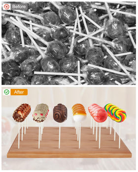 Elegant display solution for cake pops at celebrations