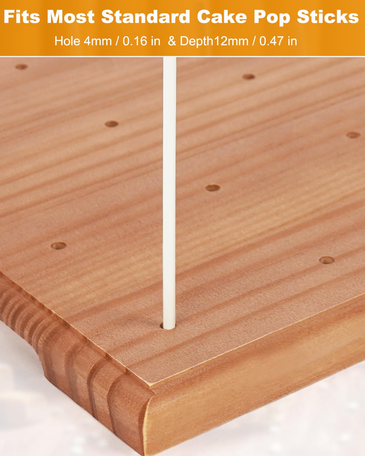 Minimalist walnut finish adds elegance to weddings and birthdays