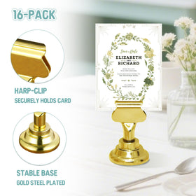 ERYTLLY 16-pack black finish card holders for corporate events