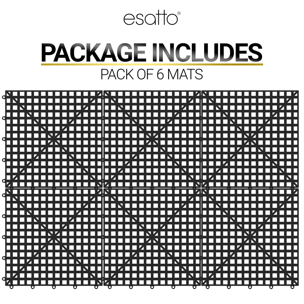 Esatto bar mat with interlocking design keeps items in place during prep and service.