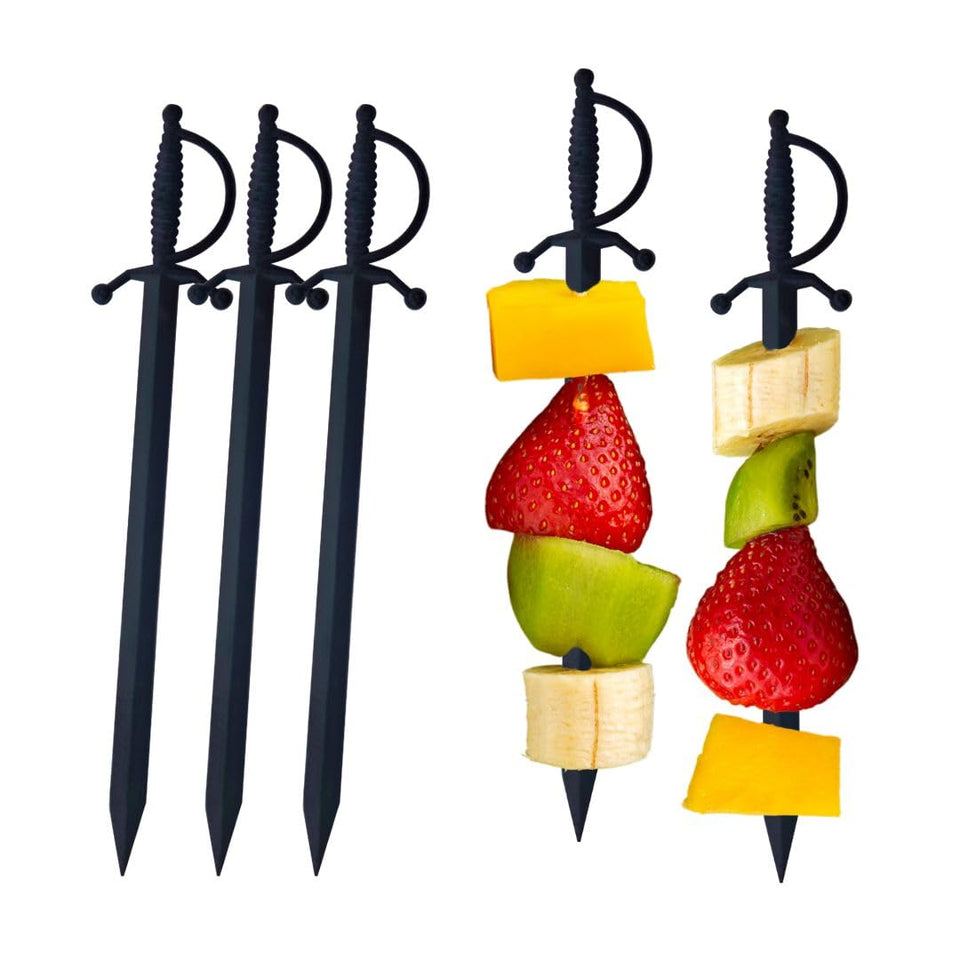 Esatto cocktail picks with sword design elevate garnishes for a polished drink presentation.