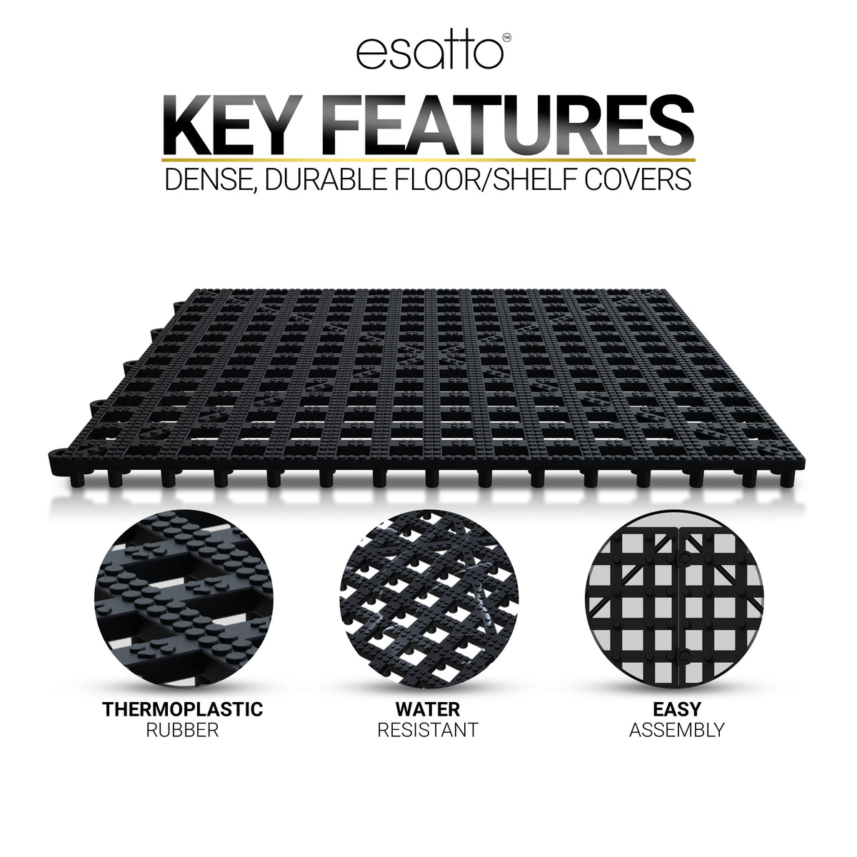 Esatto multipurpose bar kitchen mat adapts from drying rack to stylish counter accessory.