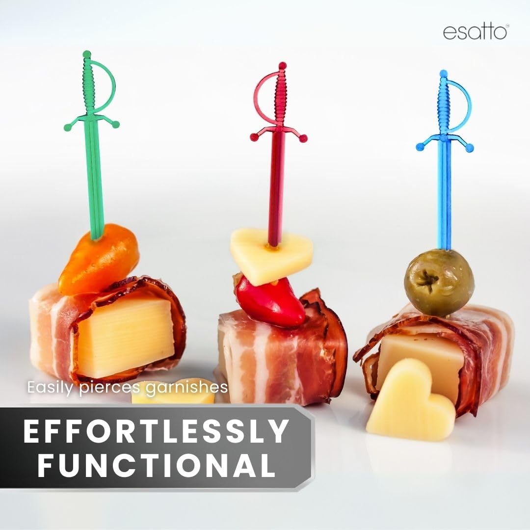 Esatto sleek cocktail picks 7.62cm for stylish serving
