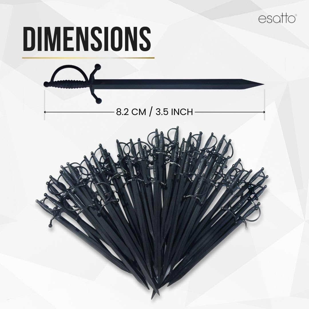 Esatto sword picks for appetizers secure bites at parties.
