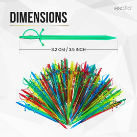Esatto sword skewers for appetizers securely hold bites