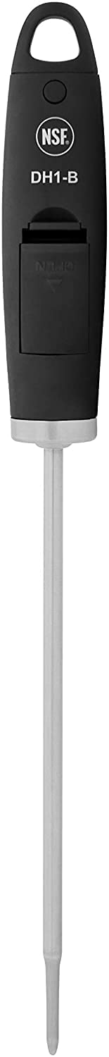 Pocket clip on the Escali thermometer for easy storage and access.