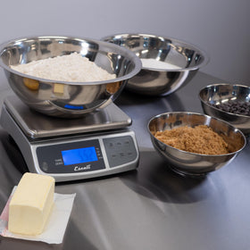 Escali M-Series 66 lb capacity supports precise portioning and batch prep.