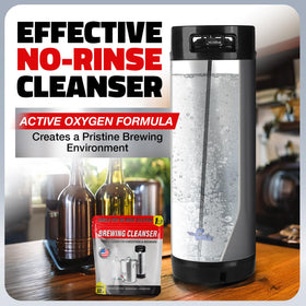 Escentile kettle cleaning with bubbles for deep cleaning action.