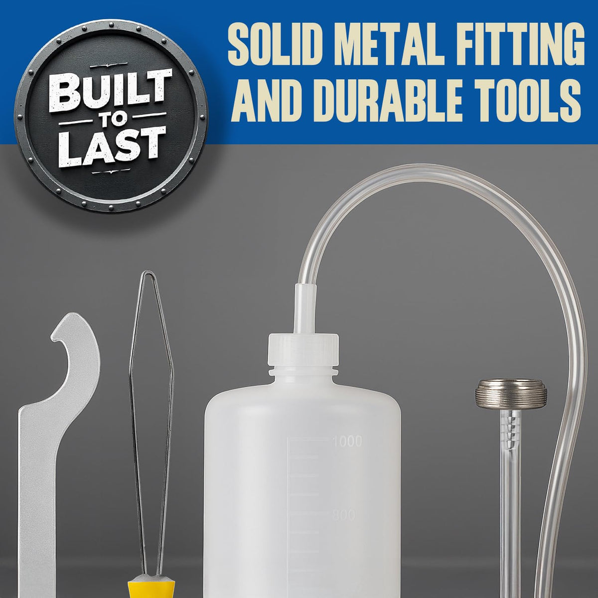 Escentile tap plug and brush to protect beer lines