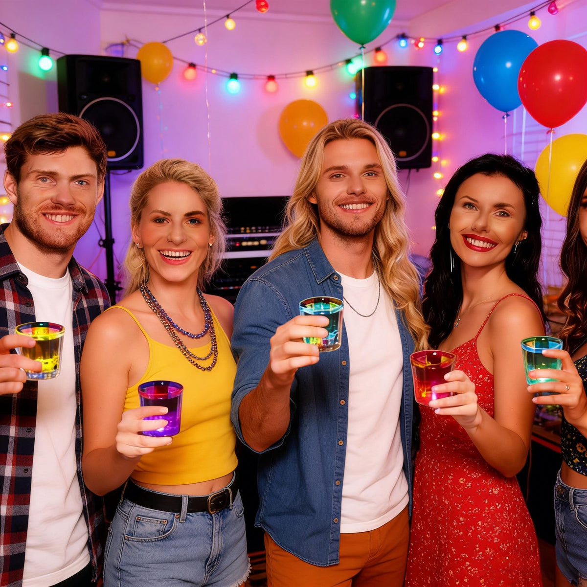 Esdabem bars and nightlife LED shot glasses energize celebrations