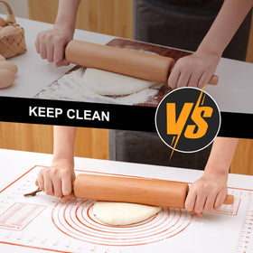 Easy-care routine for ESDOPA rolling pin with periodic oil conditioning.