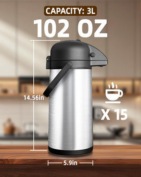 Esemoil wide-mouth design makes filling and cleaning easy.