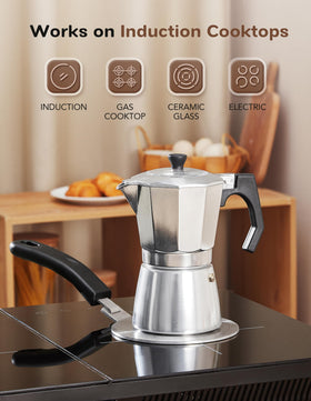 ESEVOLO easy-to-use diffuser on induction or gas stoves.