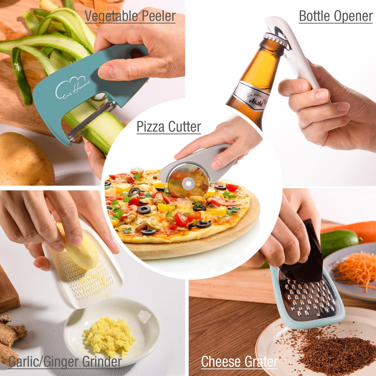 Esie Houzie space-saving design fits compact kitchens and RVs.