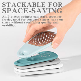 Esie Houzie stackable tools save drawer space in small kitchens