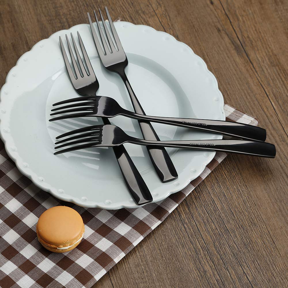 Eslite black forks enhance table presentation and dining ambience.