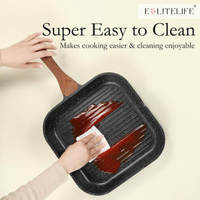 ESLITE LIFE bakelite handle stays cool during cooking
