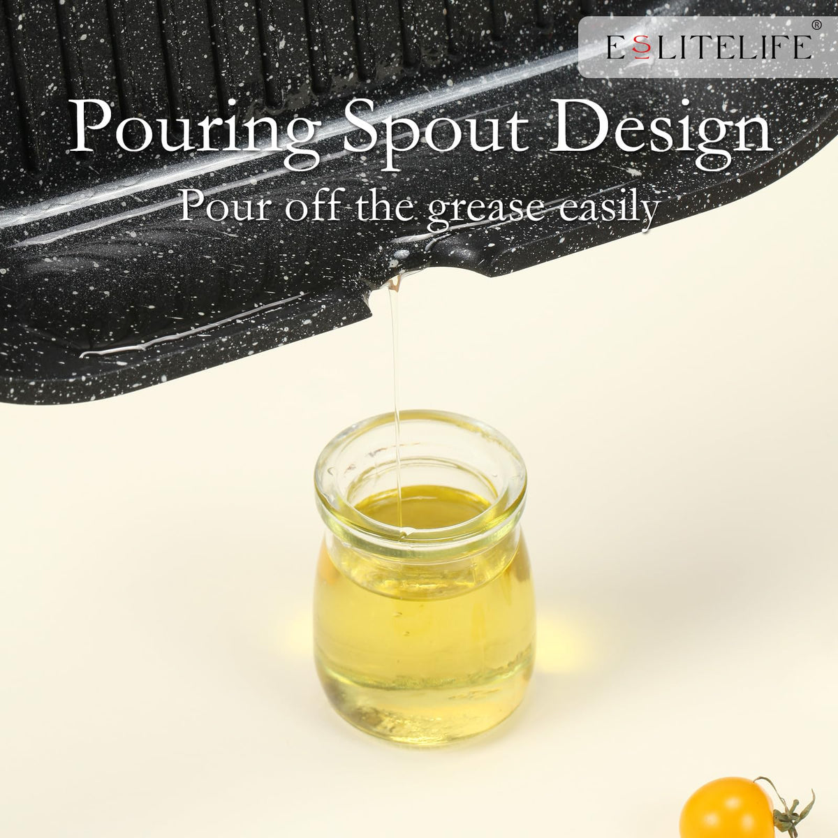ESLITE LIFE granite non-stick coating cleans easily after use