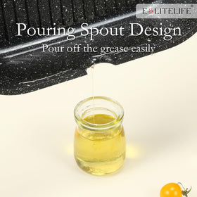 ESLITE LIFE granite non-stick coating cleans easily after use