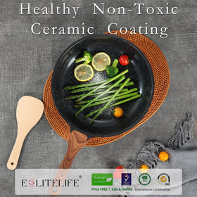 ESLITE LIFE all-stovetops base delivers fast, even heating from gas to induction