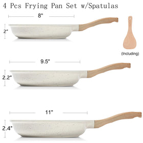 ESLITE LIFE egg omelette release with smooth, easy flipping.