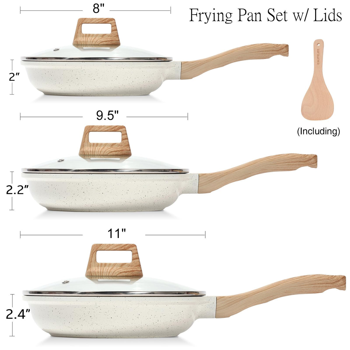 ESLITE LIFE egg slide-off pan demonstrates effortless omelette flipping with minimal oil.