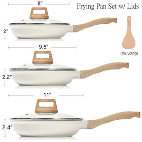 ESLITE LIFE egg slide-off pan demonstrates effortless omelette flipping with minimal oil.