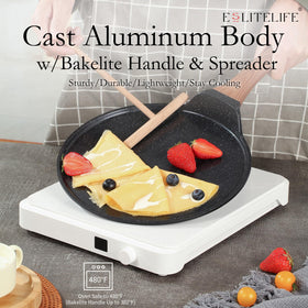 ESLITE LIFE granite coating close-up highlights nonstick release