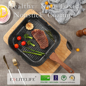 ESLITE LIFE magnetized base enables rapid heat transfer on multiple stovetops