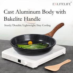 ESLITE LIFE oven-safe up to 302F expands cooking versatility