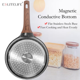 ESLITE LIFE sauce pan packaging and guarantee information for trusted service