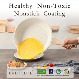 ESLITE LIFE vegetables sizzling for quick, healthy sauté.