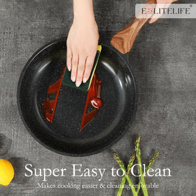 ESLITE LIFE 5-quart stock pot with lid for stocks.