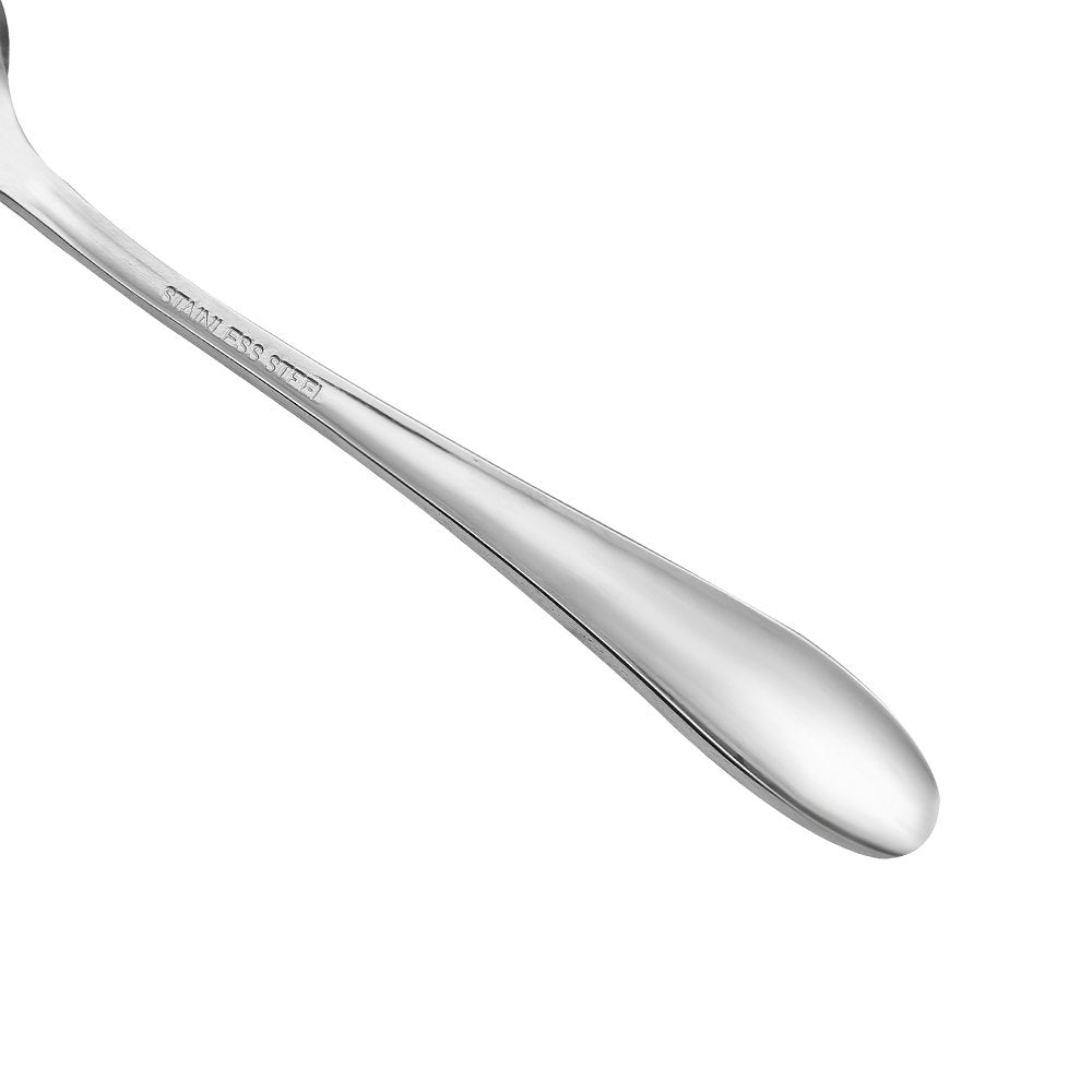 Eslite soup spoon close-up highlights ergonomic handle.