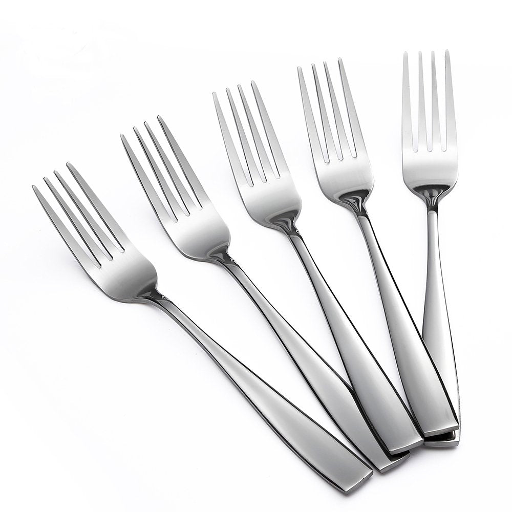Eslite stainless steel dinner fork with durable 12-piece set for everyday meals.