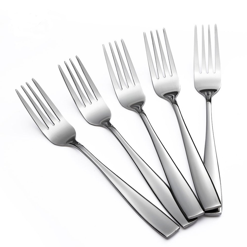 Eslite stainless steel dinner fork with durable 12-piece set for everyday meals.