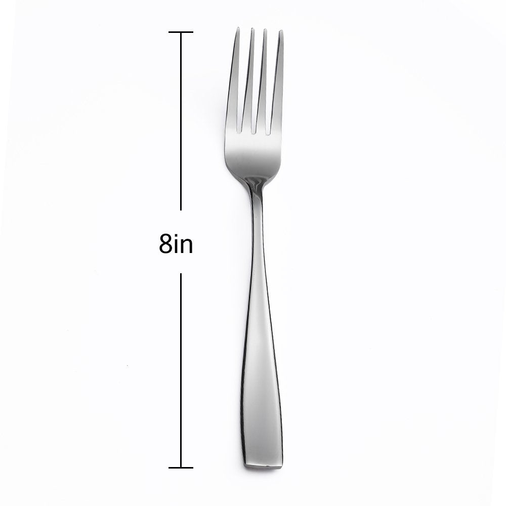 Eslite stainless steel salad fork with mirror finish for elegant table settings.