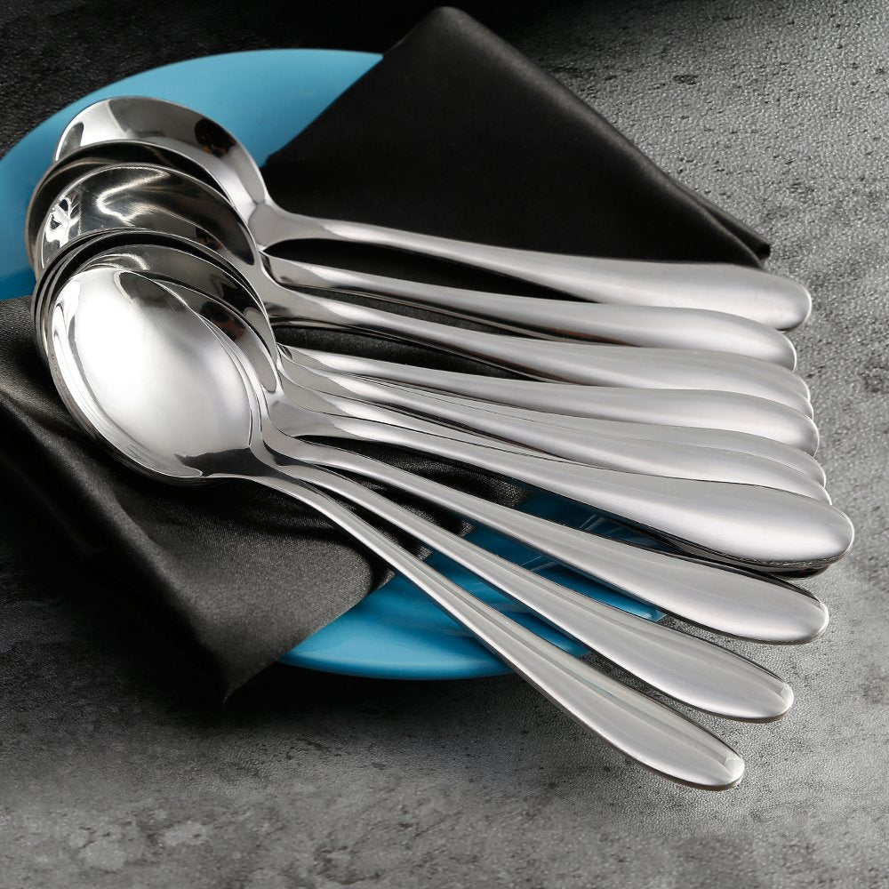 Eslite table setting with spoons ready for daily dining.