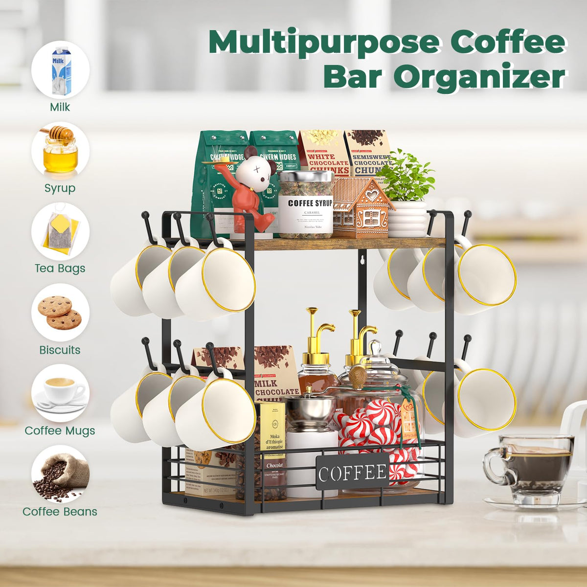 EsLuker.ly durable materials ensure long-lasting kitchen organization