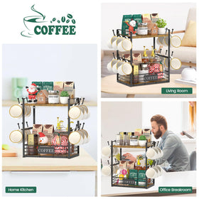 EsLuker.ly simple assembly for quick countertop setup beside your coffee station