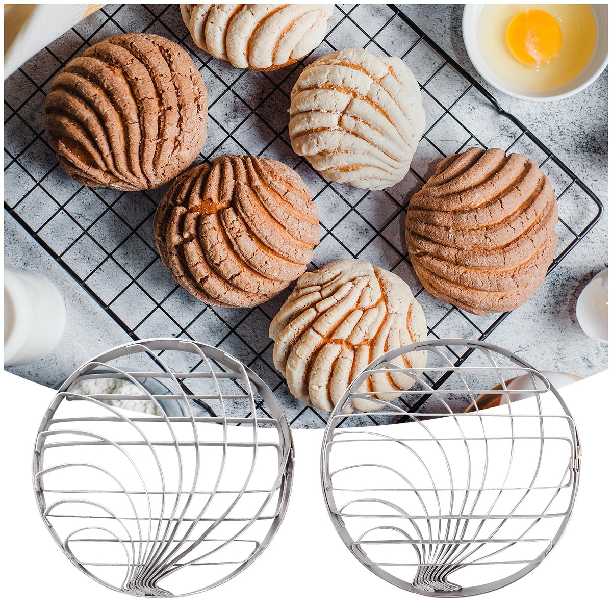ESNOY Dishwasher-safe bread cutter makes cleanup quick.