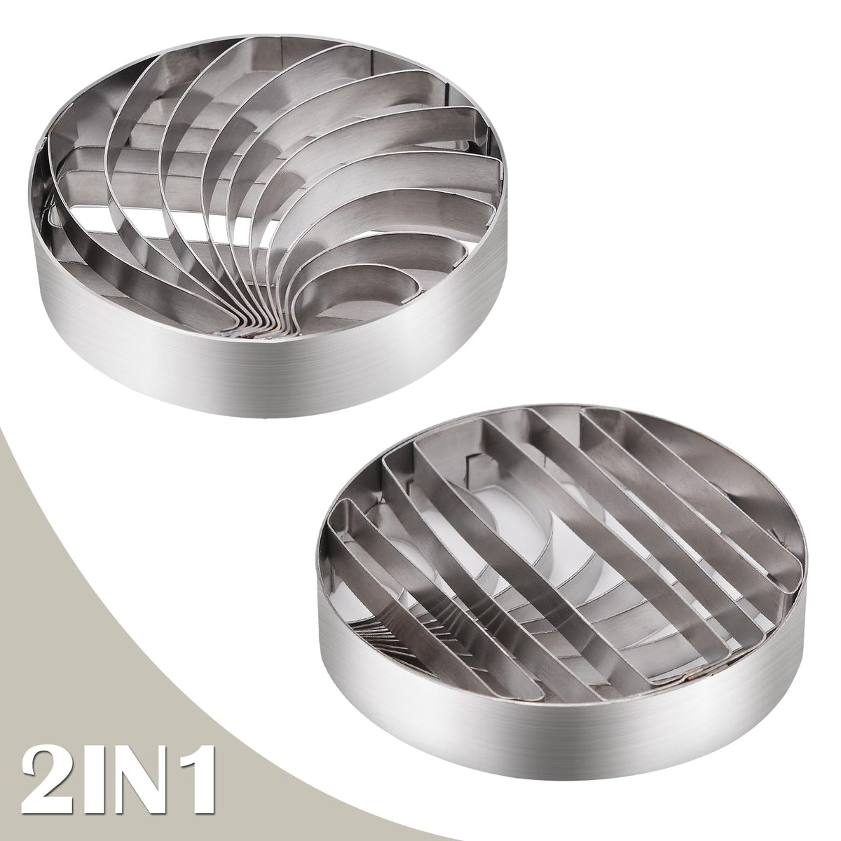 ESNOY Stainless steel concha mold ensures durable, rust-resistant shaping.