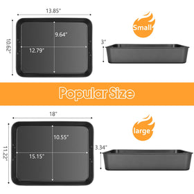 EsOffice lasagna pan large 13.7 by 16 inches for big bakes