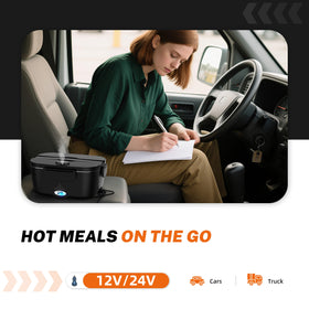 ESOHOT eight-point-five-liter insulated carry bag keeps meals warm while commuting.
